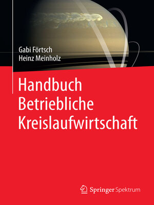 cover image of Handbuch Betriebliche Kreislaufwirtschaft